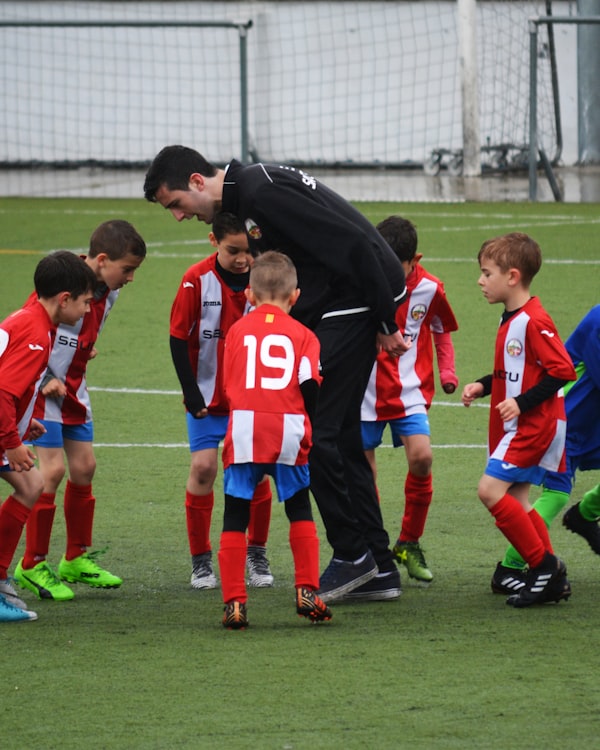 Training am Sportplatz